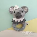 Rattle Rajut CUte Koala - Valerie Crochet