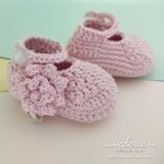 Sepatu Rajut Big Flower - Valerie Crochet
