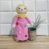 Boneka Rajut Yellow Hijab- Valerie Crochet