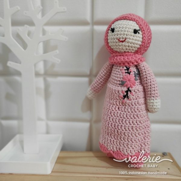 Boneka Hijab Lucu - Valerie Crochet