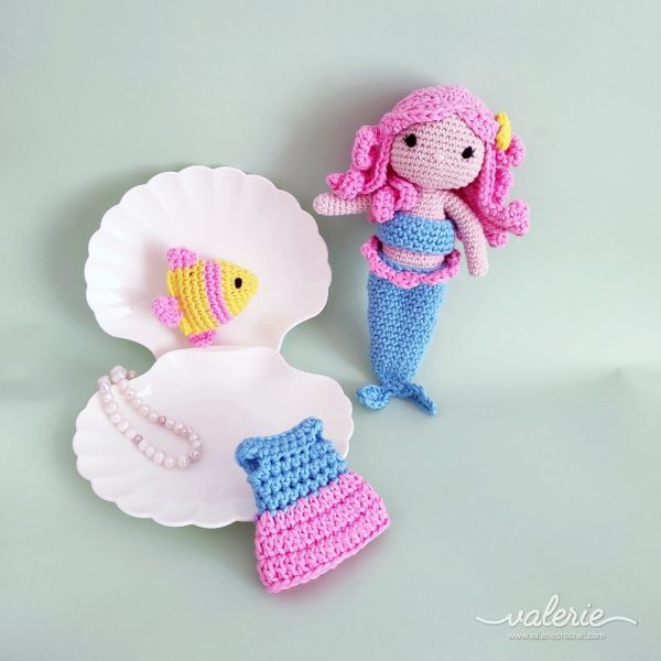 Boneka Lucu Mermaid Rajut - Valerie Crochet