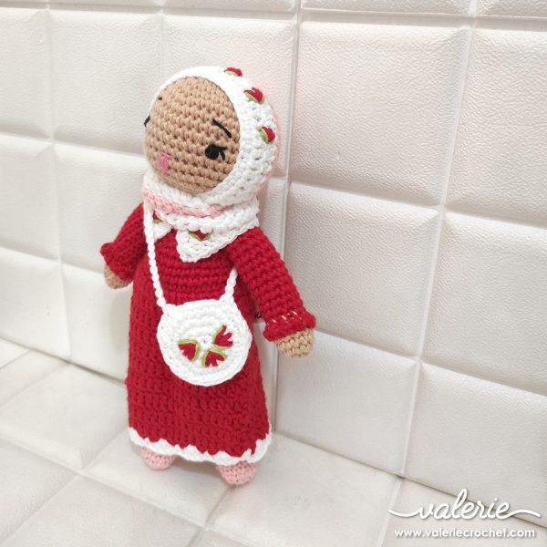 Boneka Hijab Handmade Valerie Crochet