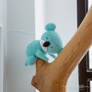 Boneka Rajut Baby Blue Koala