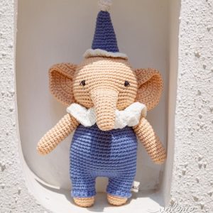 Boneka Rajut Teddy Ellephant