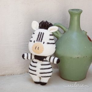 Boneka Rajut Baby Zebra
